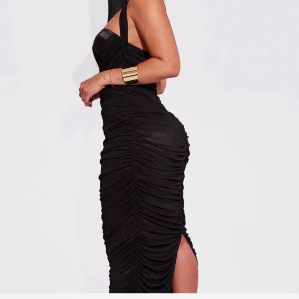 Plt black bodycon dress